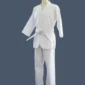 Front view of all cotton Taekwondo uniform.