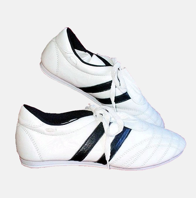 White Leather Taekwondo Shoes