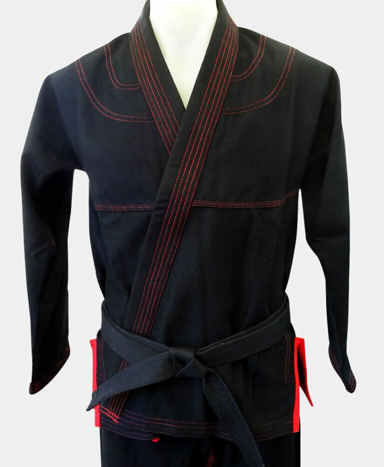 Black and Red Jiu Jitsu Gi