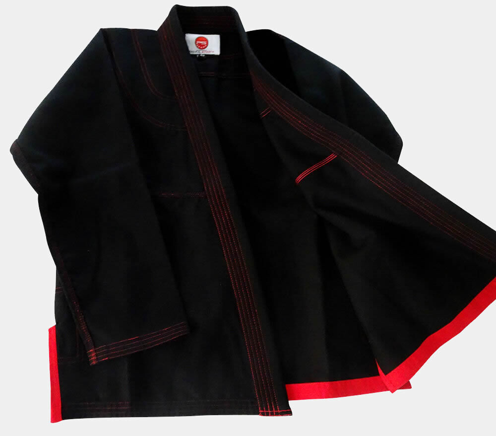 Black and Red Jiu Jitsu Gi