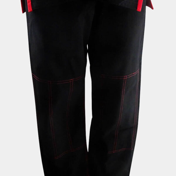 BlackJiuJitsuGiRedTrim5 Top Black and Red Jiu Jitsu Gi