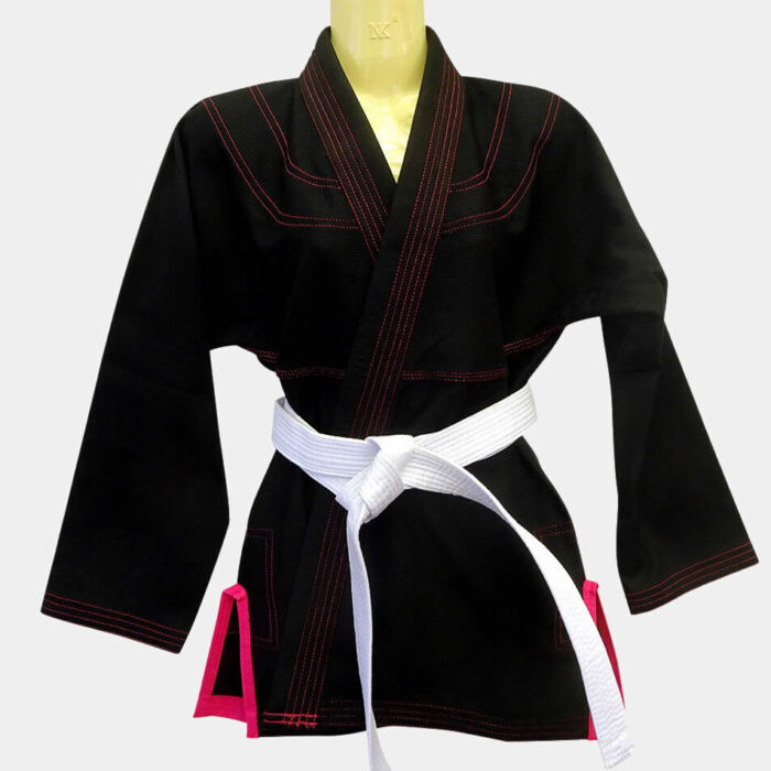 Womens BJJ Gi - Female Cut with Hot Pink Trim