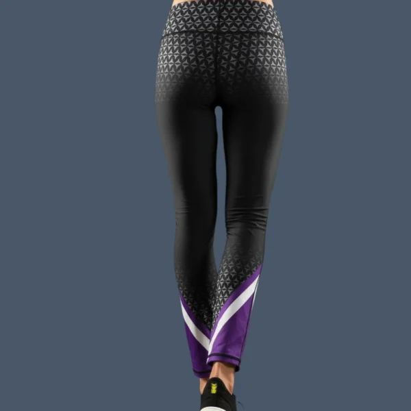 CMP22_back Back view of unisex compression tights