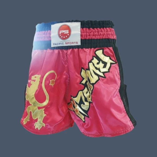 PSK473_flat_front Front view of Muay Thai shorts