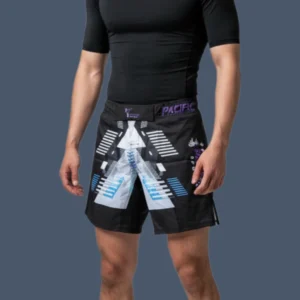 Man wearing MMA shorts