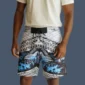 Man wearing MMA shorts