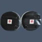 Image shows back view of hand held focus pads for martial arts training.