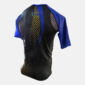RashGuardPolyesterSpandexBlackBlueShortSleeves2