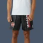 Front view of man wearing Crossfit shorts