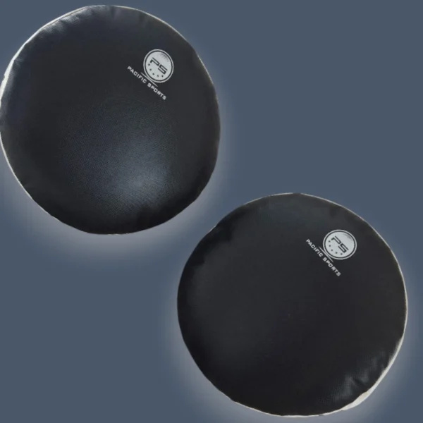 Lowcost_pads_front Front view of focus pads for martial arts training.