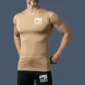 Man wearing compression tank top in skintone colour
