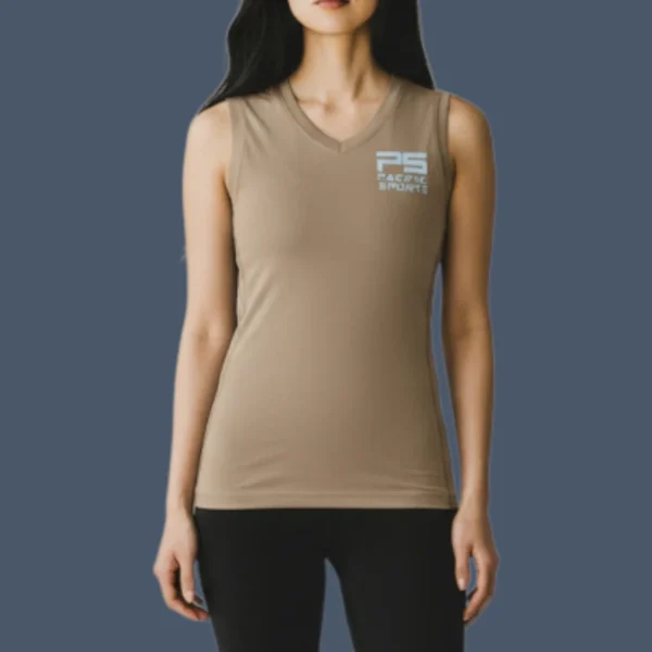 WCT_model_skintone Front view of woman wearing compression tank top