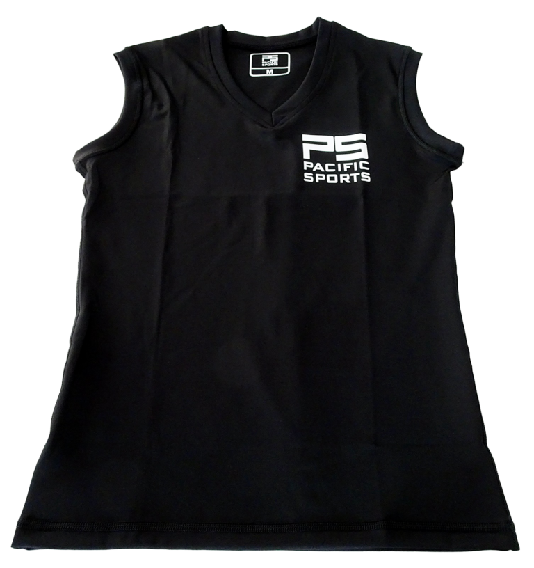 Womens compression tank top - black