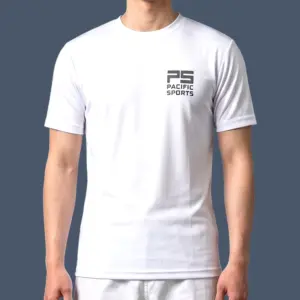 Frontview of white dri-fit Tshirt