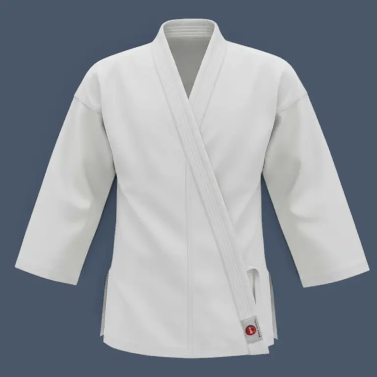 12oz canvas karate jacket from front